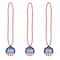 Beistle 33" Beads with Semiquincentennial Medallions, 3ct.